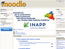 Tablet Screenshot of moodle.isfol.it